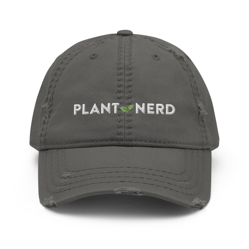 Plant Nerd Distressed Dad Hat