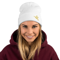 Bee Embroidered Beanie