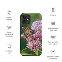 Monarch on Milkweed Tough Case for iPhone