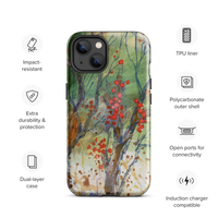 Winter Berries Tough Case for iPhone®