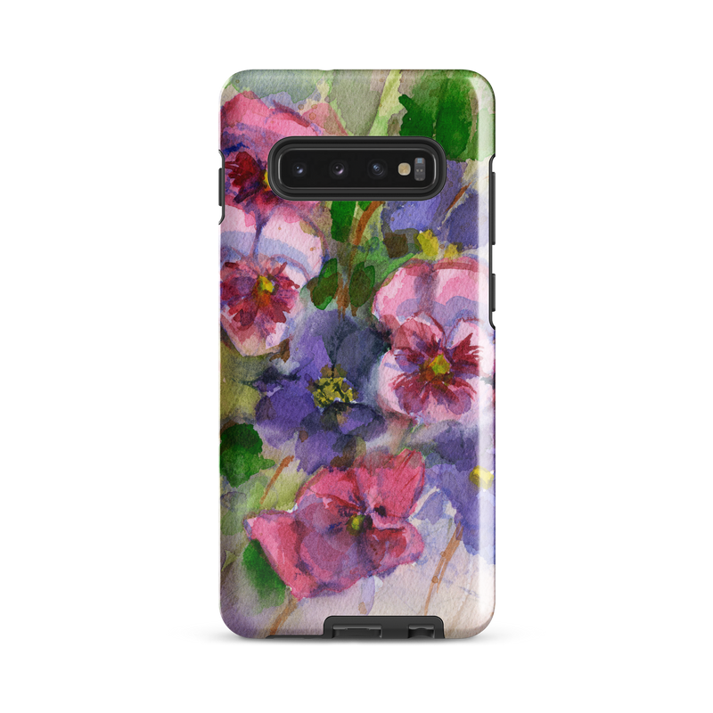 Monarch on Pink Zinnia Tough Case for iPhone