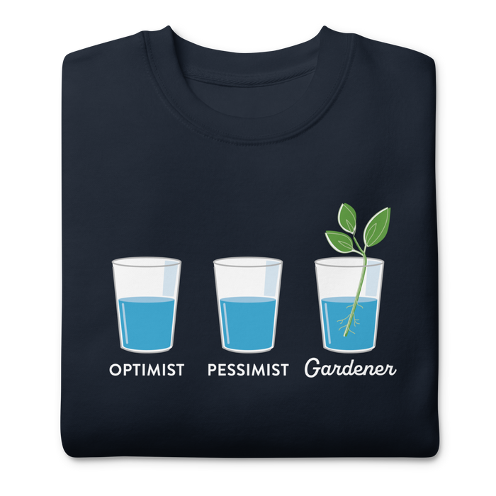 Optimist Gardener Unisex Crewneck Sweatshirt