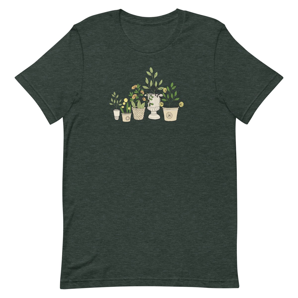 Illustrated Container Gardening Unisex Tee
