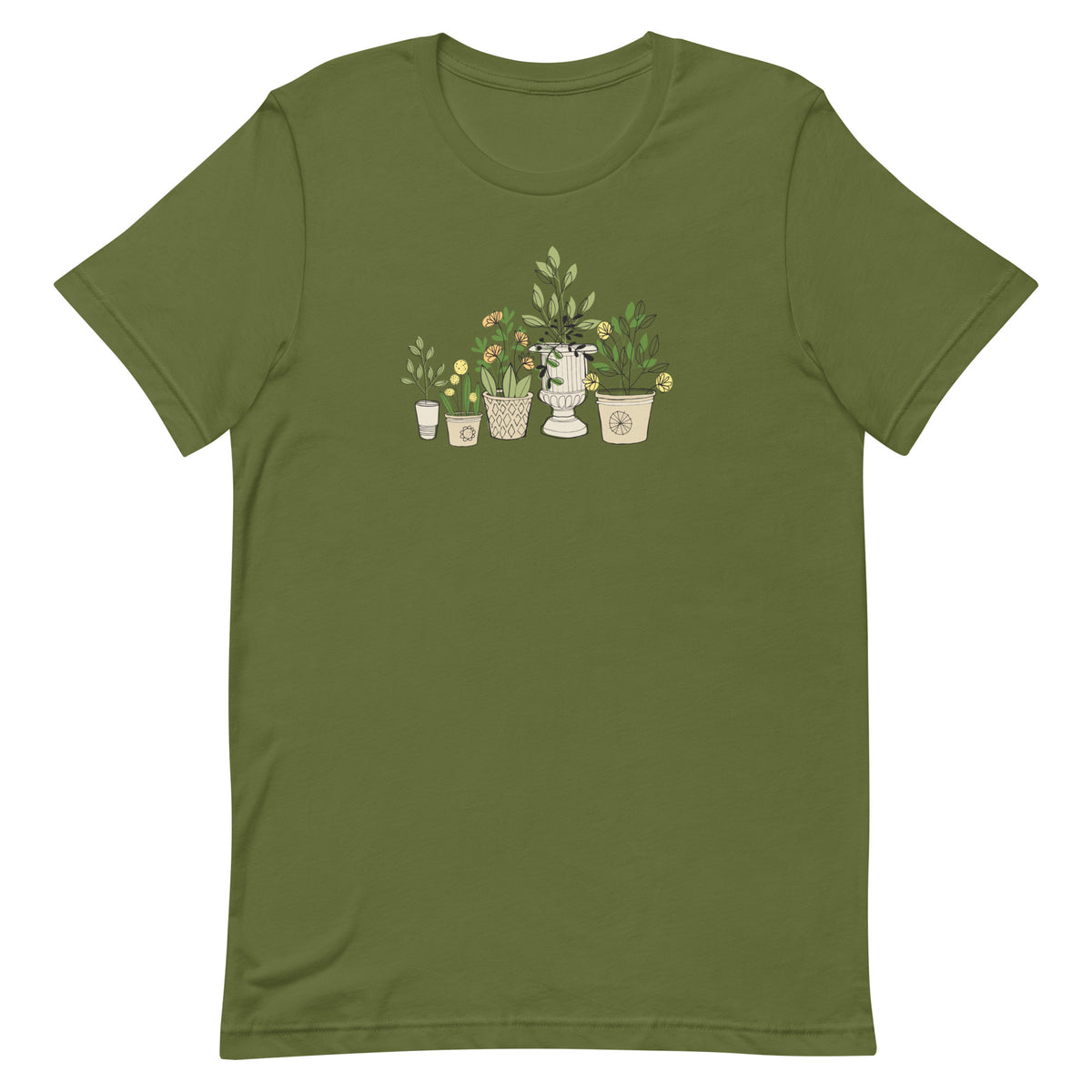 Illustrated Container Gardening Unisex Tee