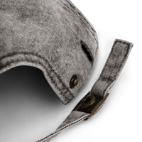 Flower Mandala Embroidered Vintage Wash Hat