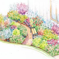 Colorful Cut Flower Border