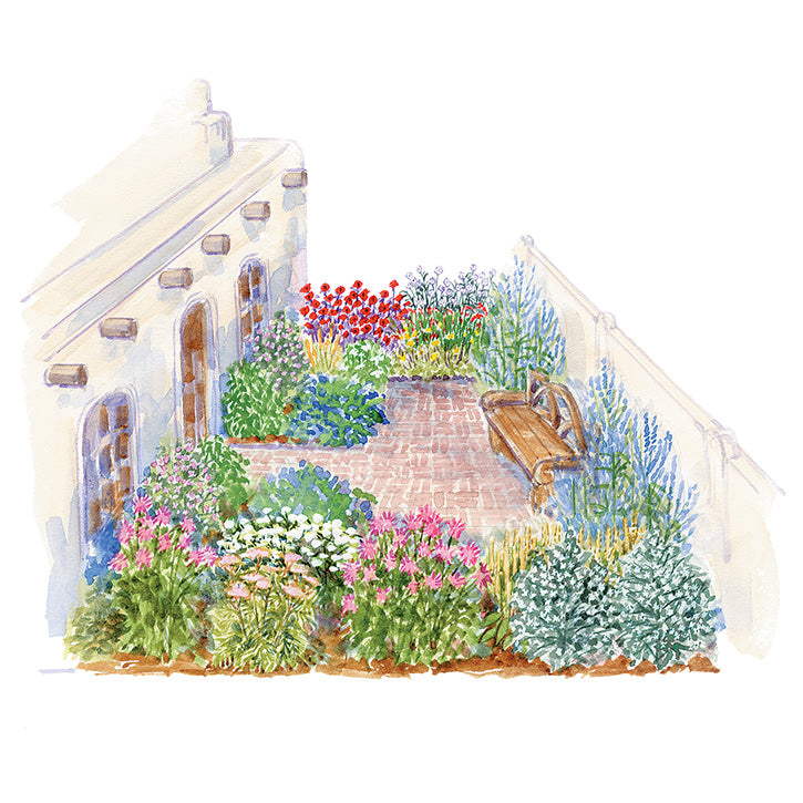 Sunny Retreat Garden Plan