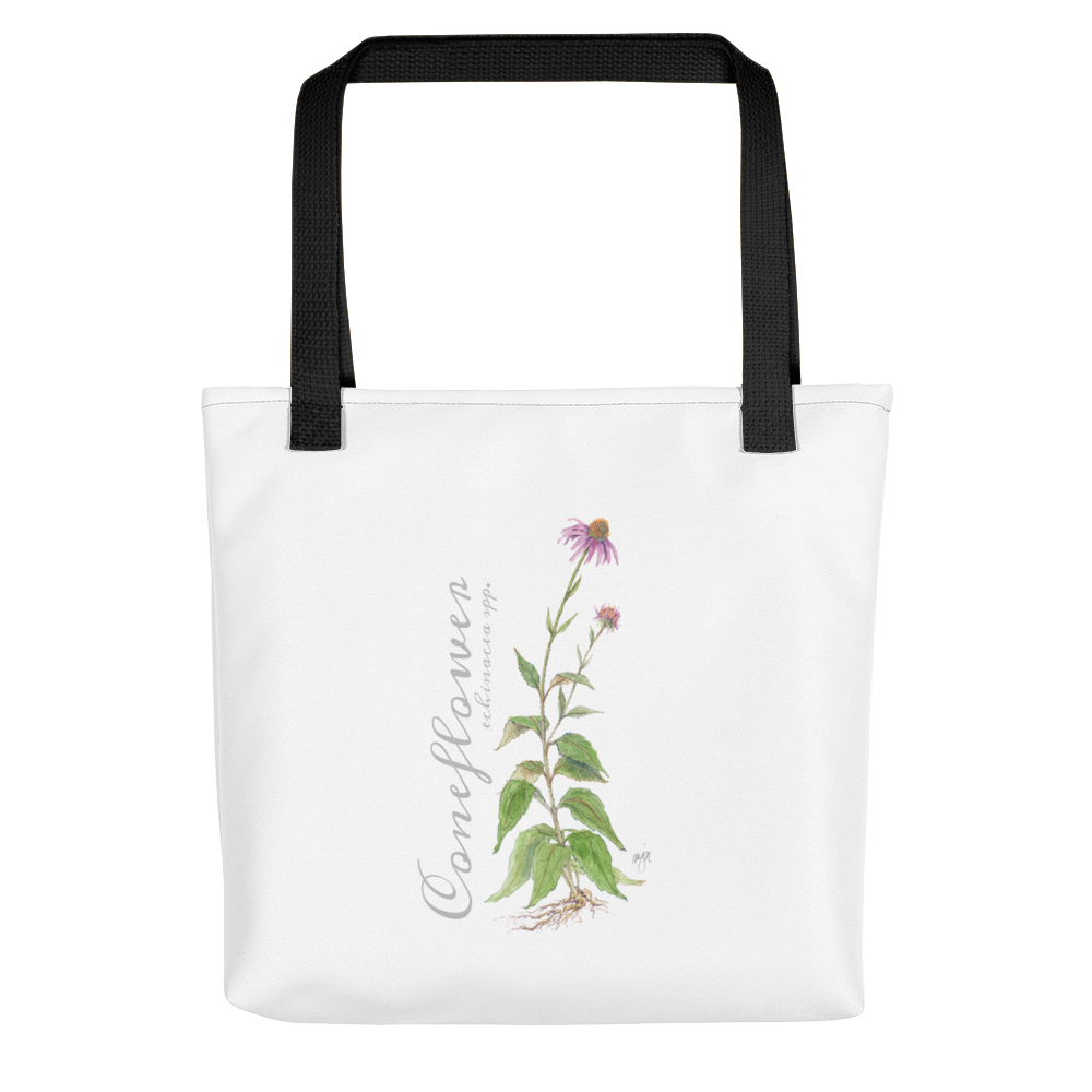 Coneflower Botanical — Tote Bag