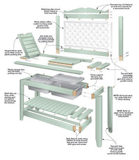 Garden Potting Bench Project Plan