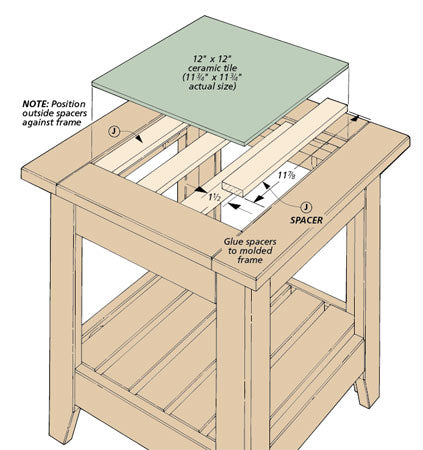 Tile-Top Table