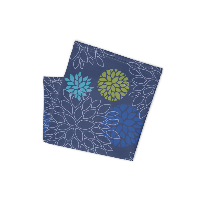 Floral Print (Blue) Neck Gaiter