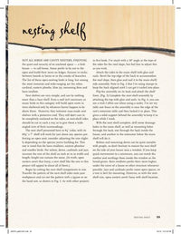 Bird Nesting Shelf Woodworking Plan