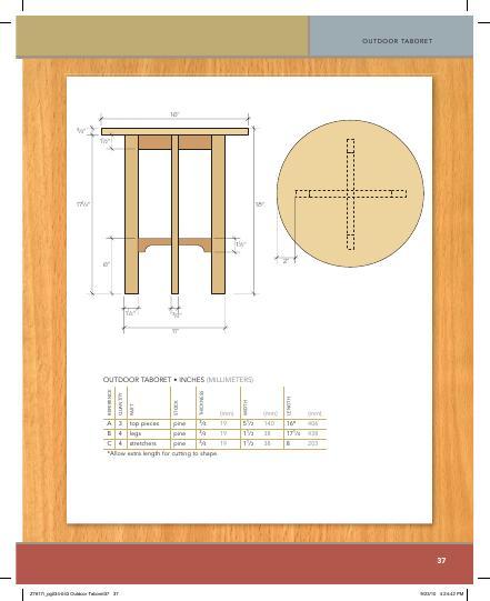 Stickley Outdoor Table