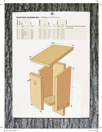 Traditional Bluebird Birdhouse Woodworking Plan