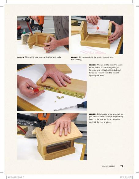 Gravity Bird Feeder Woodworking Plan