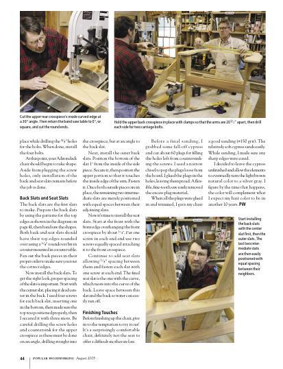 Norm Abrams' Adirondack Chair