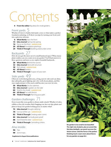 Great Gardens: Solutions for Small Spaces, Volume 2