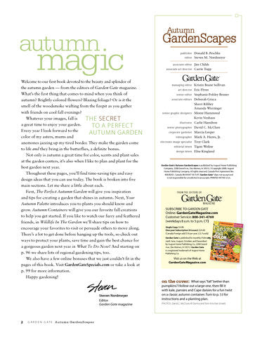 Autumn GardenScapes, Volume 1