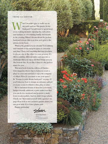 Easy Weekend Backyard Retreat, Volume 3