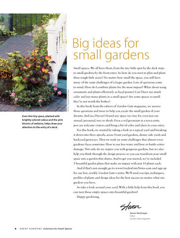 Great Gardens: Solutions for Small Spaces, Volume 2