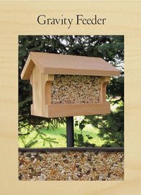 Gravity Bird Feeder Woodworking Plan