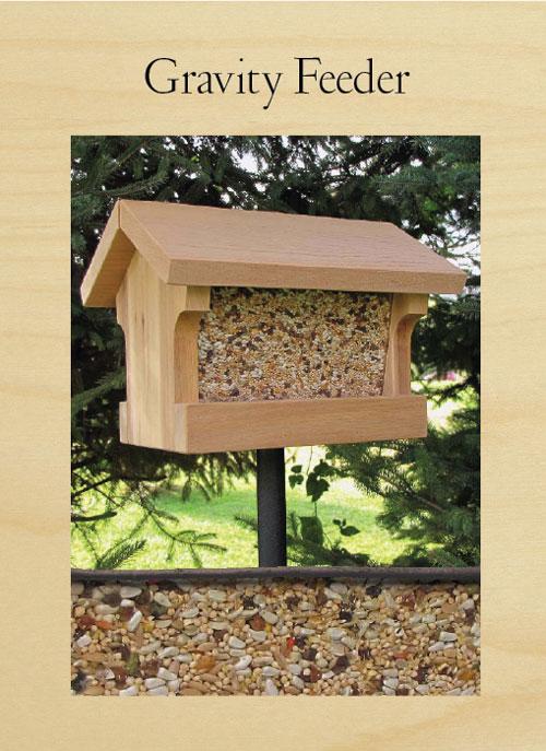 Gravity Bird Feeder Woodworking Plan