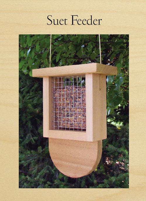 Suet Bird Feeder Woodworking Plan