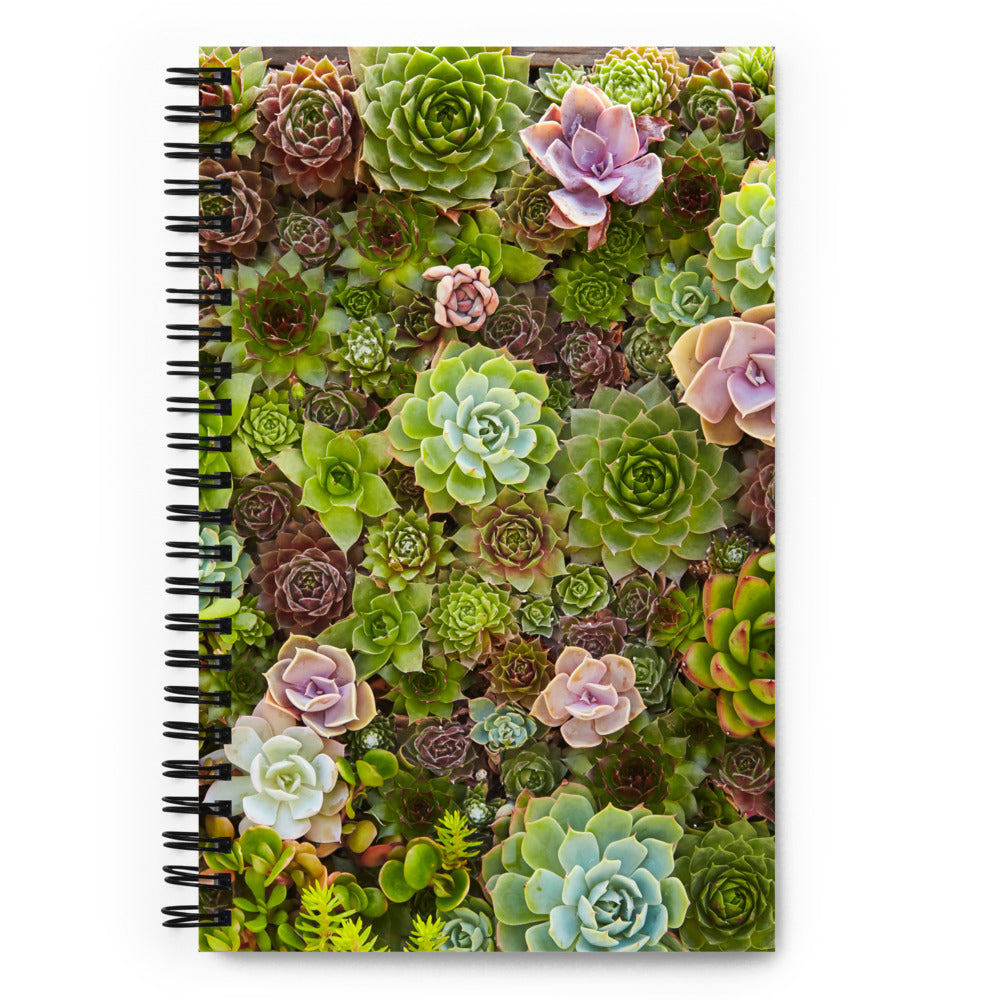 Succulent Spiral Notebook