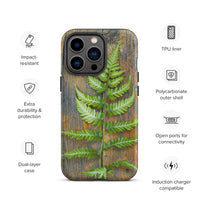 Rustic Fern Tough iPhone Case