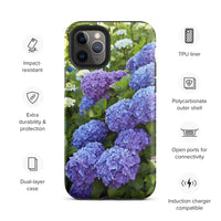 Blue Hydrangea Tough iPhone Case