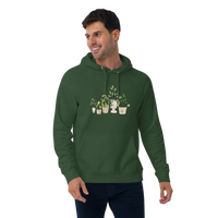 Illustrated Container Garden Unisex Hooded Sweatshirt