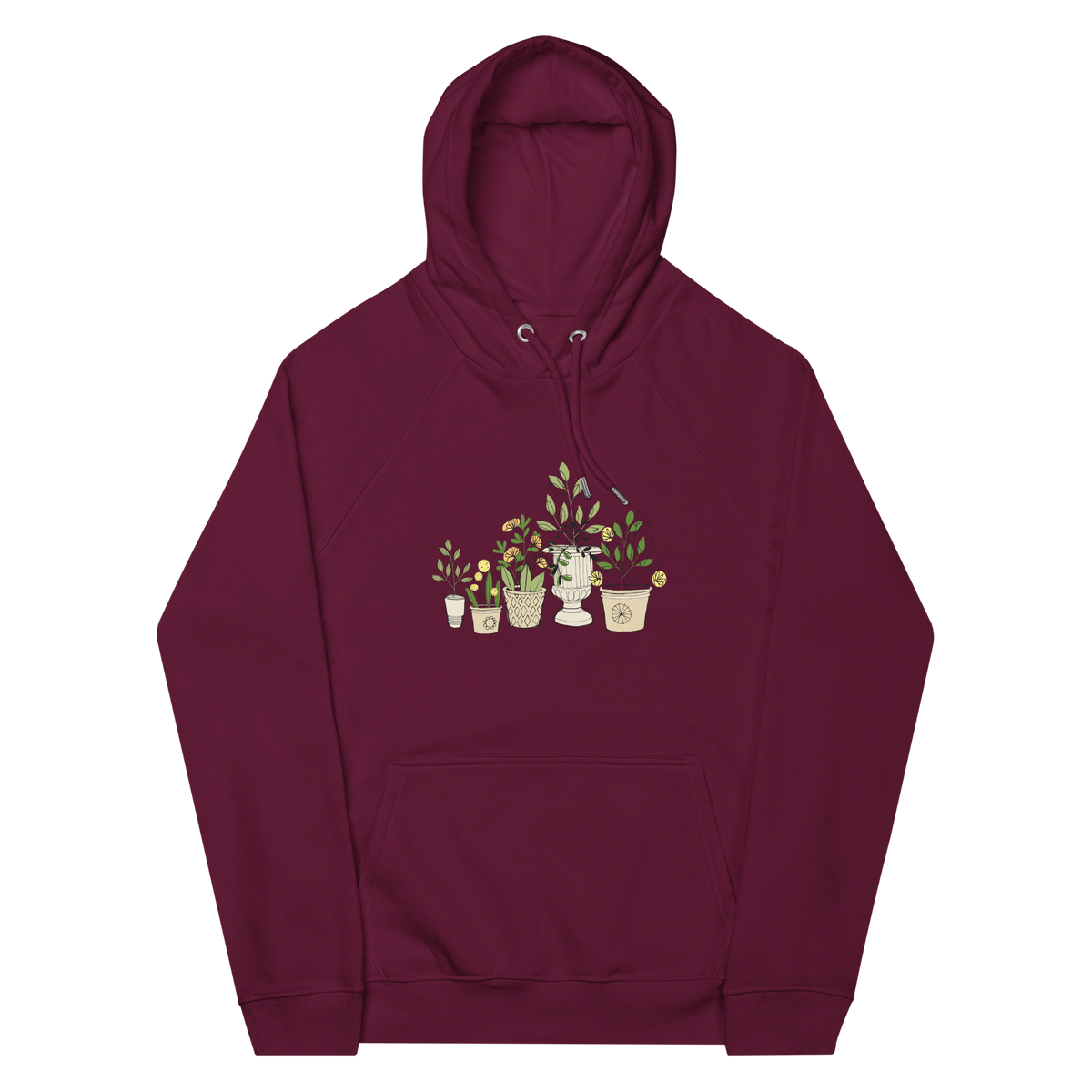 Illustrated Container Garden Unisex Hooded Sweatshirt
