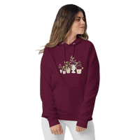 Illustrated Container Garden Unisex Hooded Sweatshirt