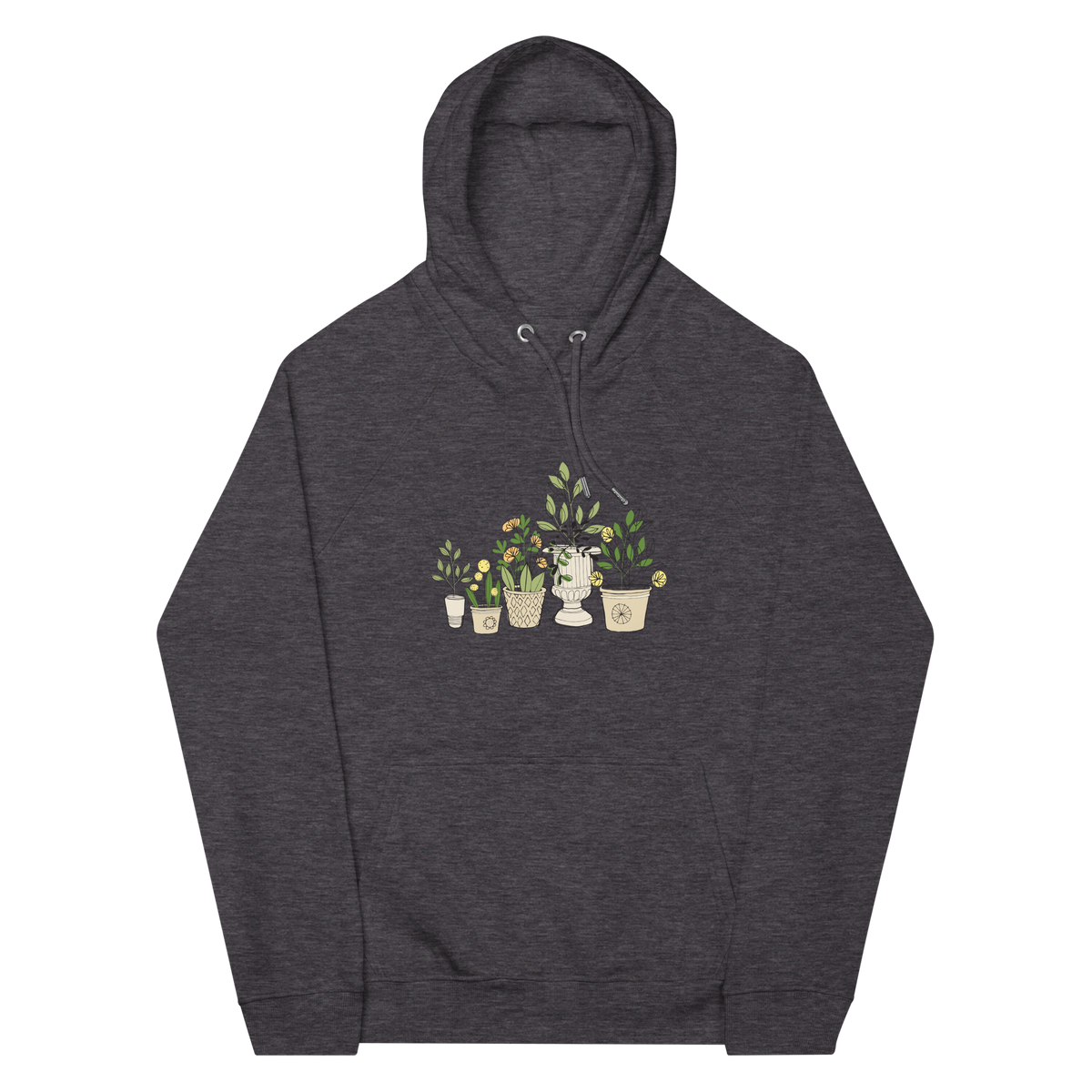 Illustrated Container Garden Unisex Hooded Sweatshirt