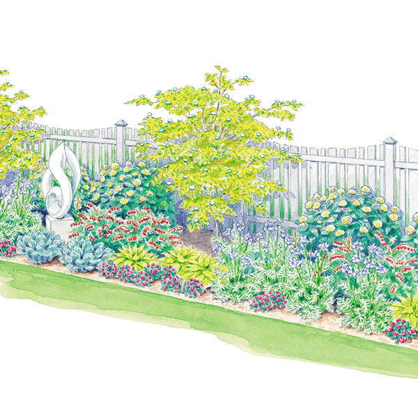 Elegant Perennial Border for Part Shade – Garden Gate