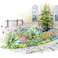 Full Sun Butterfly Border