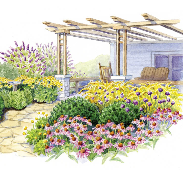 Perennial Butterfly Garden Plan