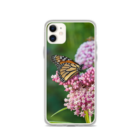 Monarch on Milkweed Phone Case for iPhone
