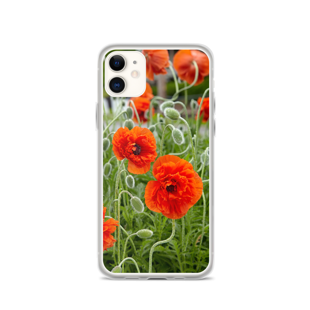 Poppy Clear Case for iPhone® – Garden Gate Poppy Clear Case for iPhone® – Garden Gate