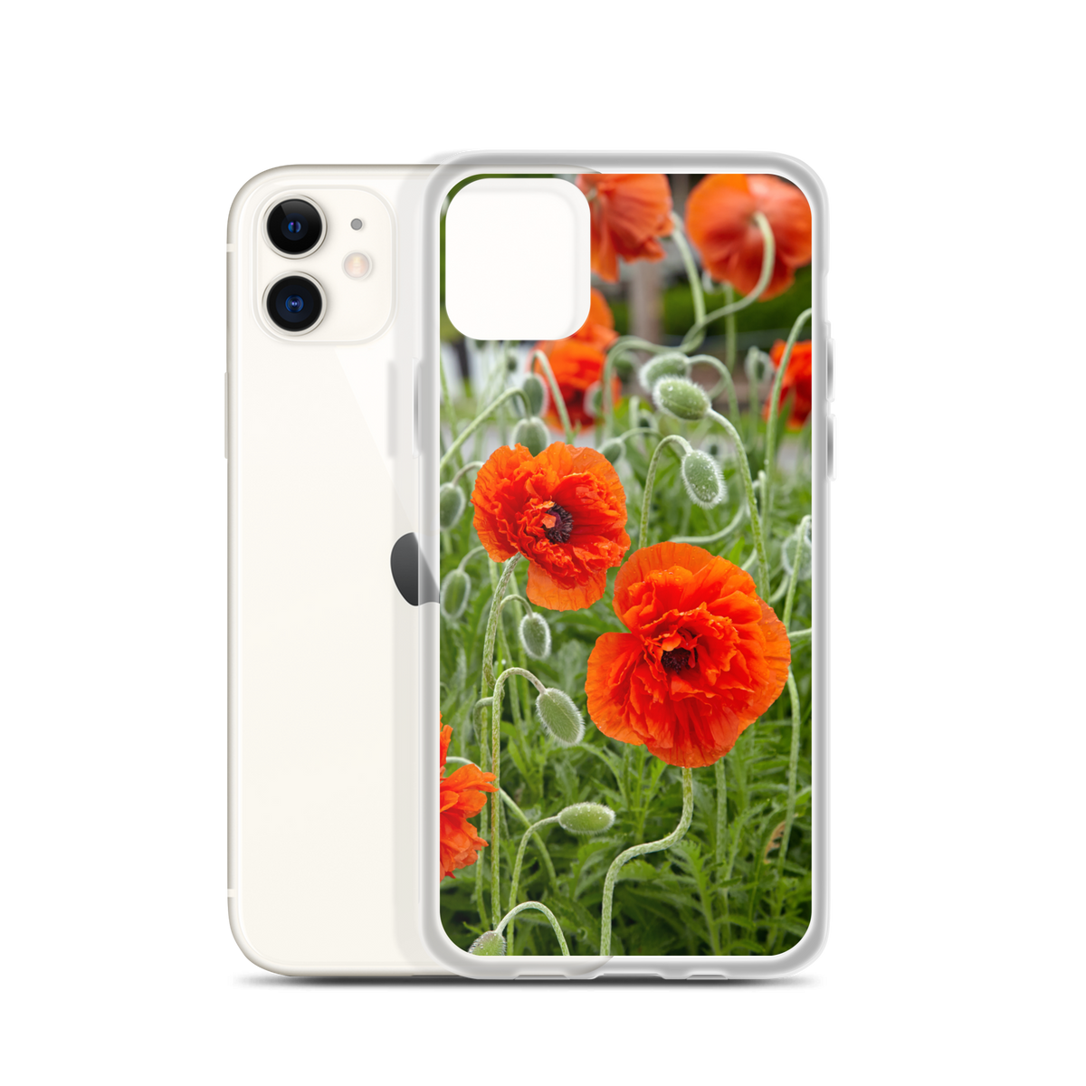 Poppy Clear Case for iPhone®