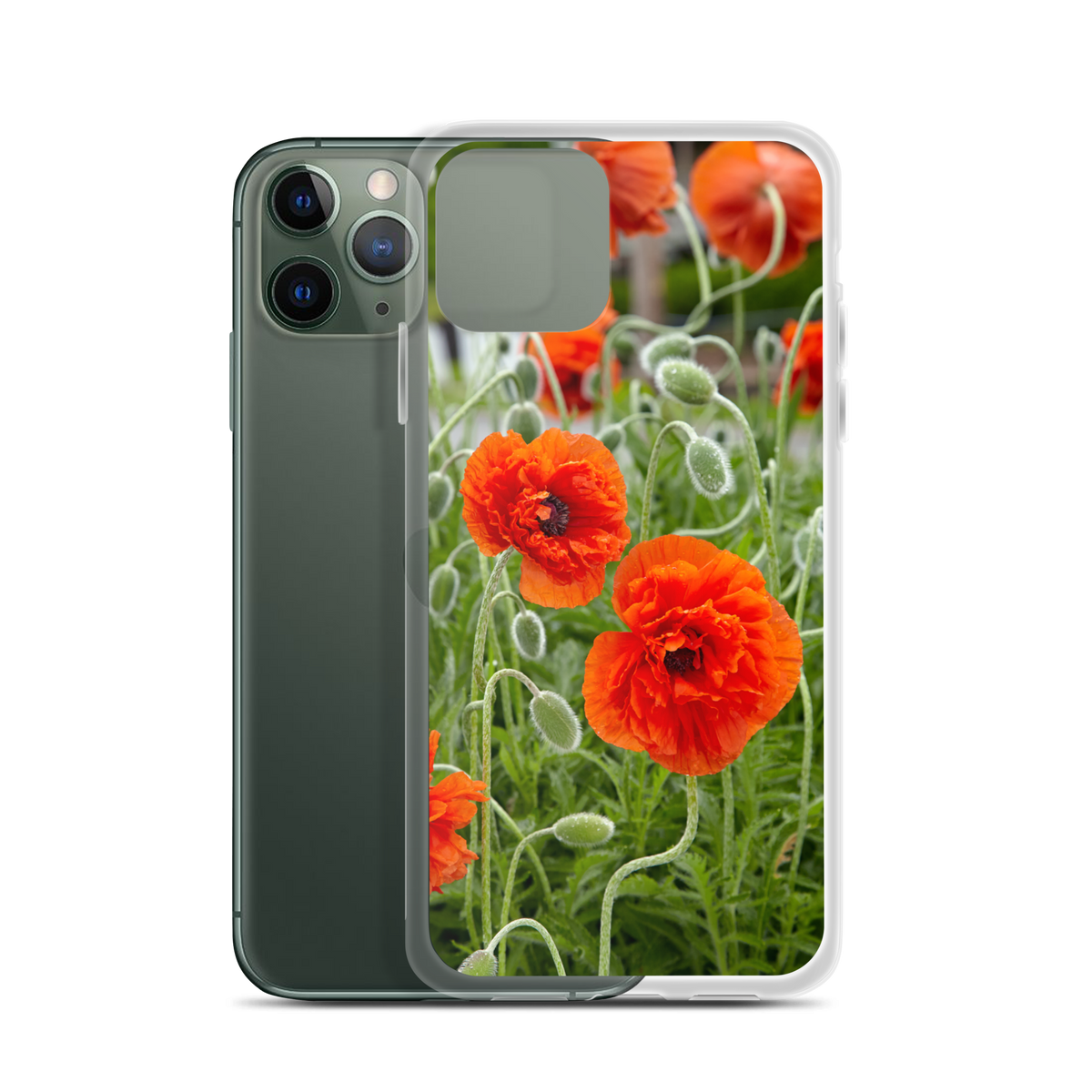 Poppy Clear Case for iPhone®