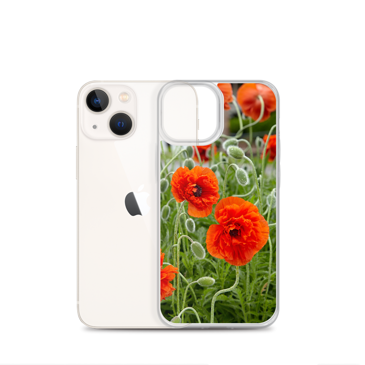 Poppy Clear Case for iPhone®