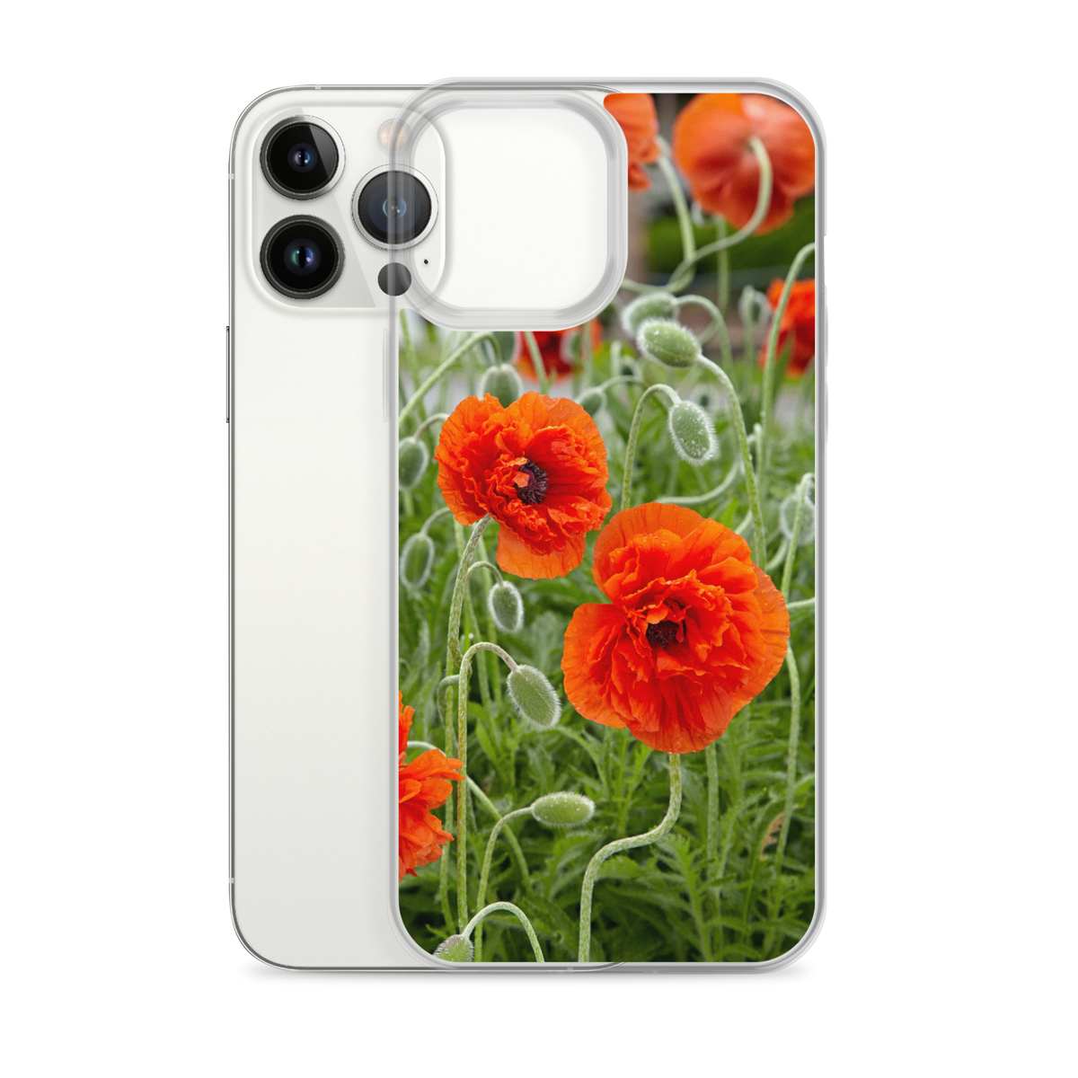 Poppy Clear Case for iPhone®