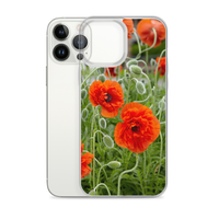 Poppy Clear Case for iPhone®