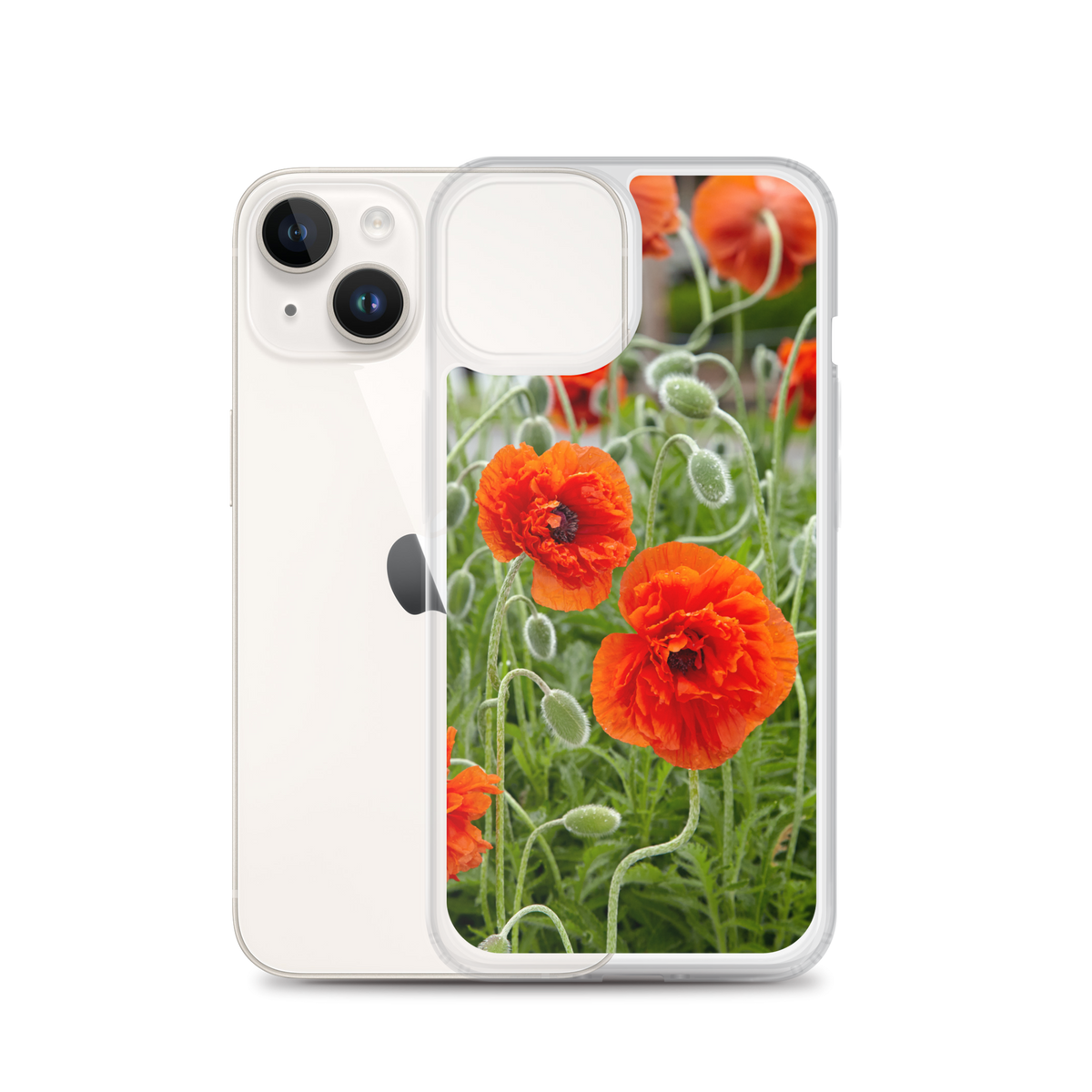 Poppy Clear Case for iPhone®