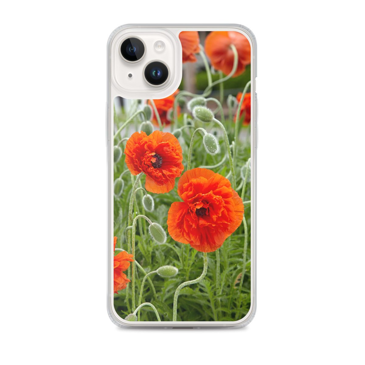 Poppy Clear Case for iPhone®