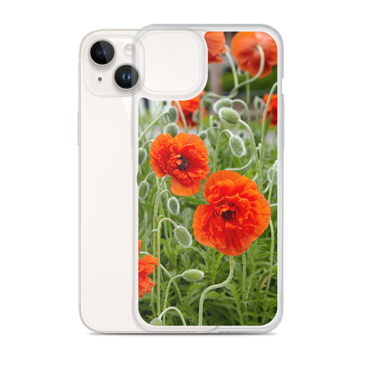 Poppy Clear Case for iPhone®