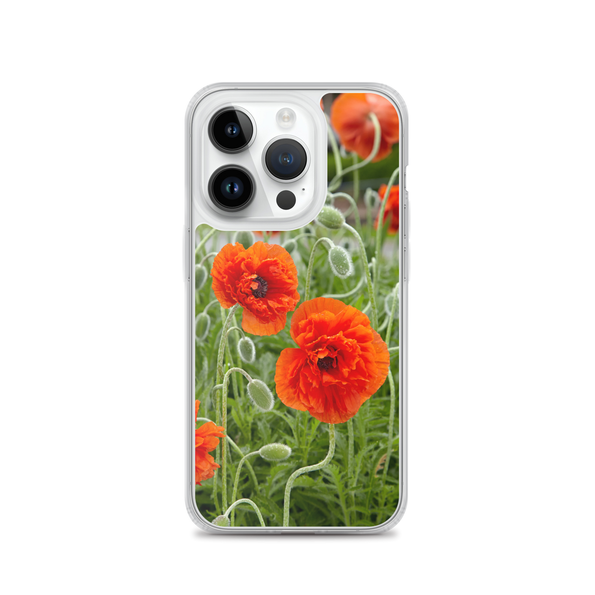 Poppy Clear Case for iPhone® – Garden Gate Poppy Clear Case for iPhone® – Garden Gate