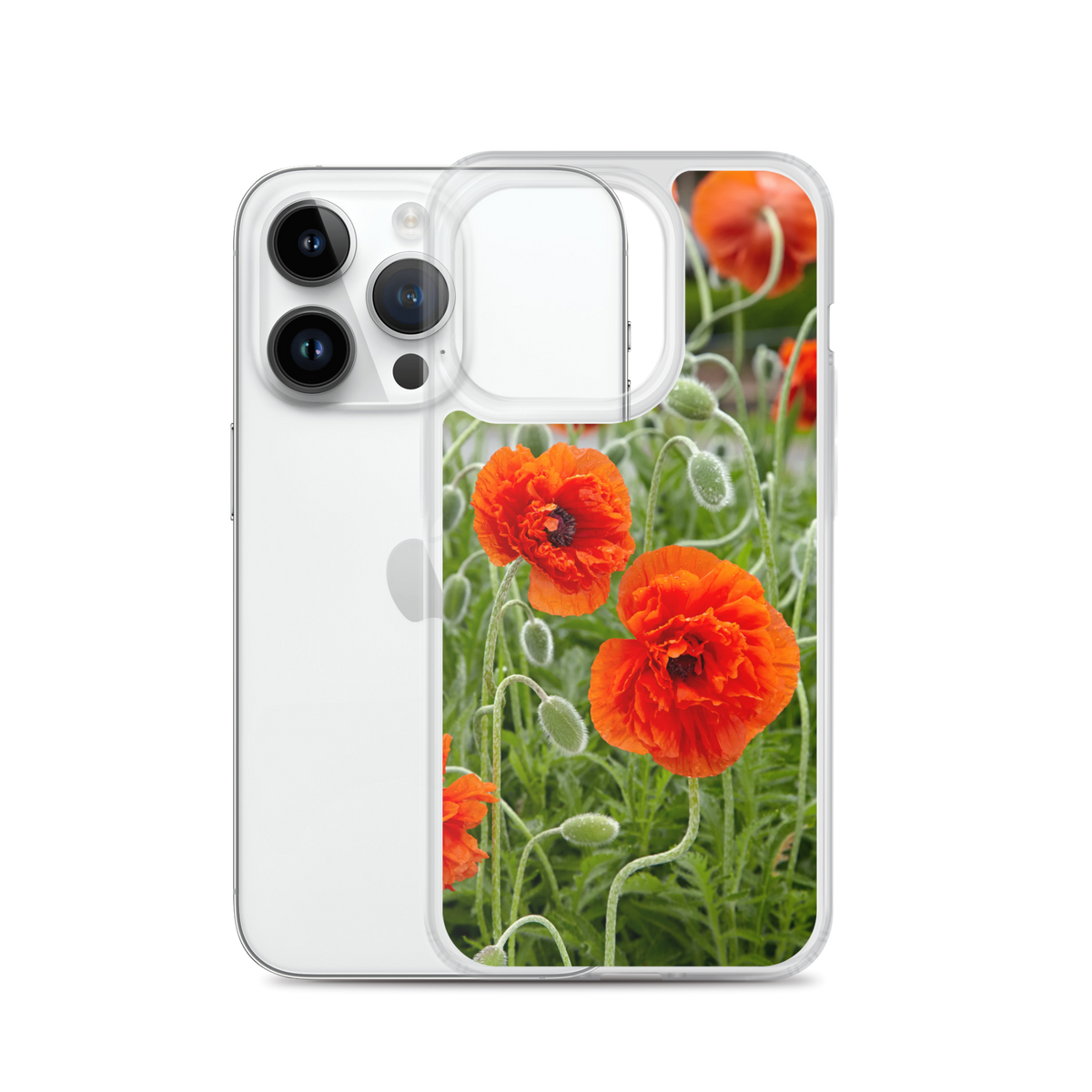 Poppy Clear Case for iPhone®