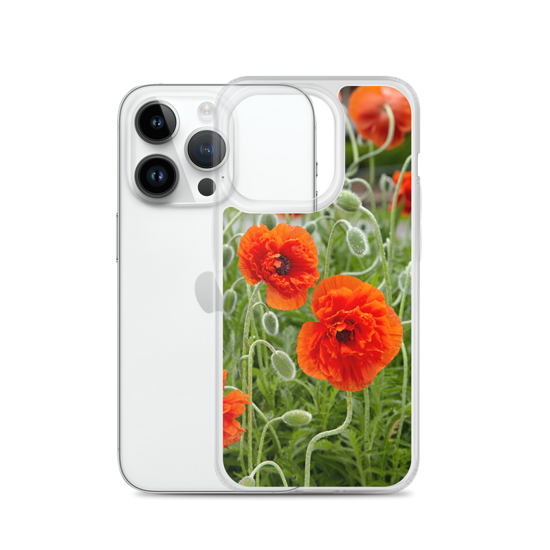 Poppy Clear Case for iPhone®